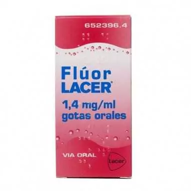 Flúor Lacer 3,25 mg (1,4 mg F)/ml gotas Orales en solución 1 Frasco 30 ml Lacer - 1