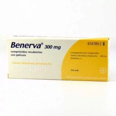 Benerva 300 mg 20 comprimidos recubiertos Teofarma s.r.l. - 1