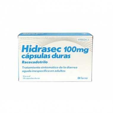 Hidrasec 100 mg 10 Cápsulas Ferrer internacional - 1