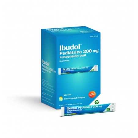 Ibudol Pediátrico 200 mg 20 sobres Suspensión Oral 10 ml Kern pharma - 1
