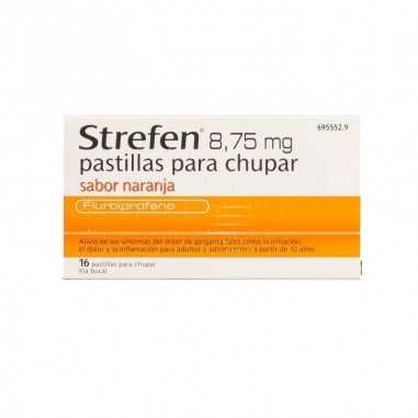Strefen 8.75 mg 16 Pastillas para Chupar Naranja Reckitt benckiser healthcare, s.a. - 1