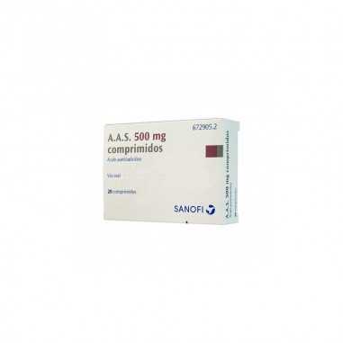 A.a.s. 500 mg 20 Comprimidos Primo mendoza - 1