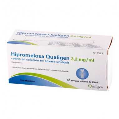 Hipromelosa Qualigen 3,2 mg/ml Colirio en solución 30 Monodosis 0,5 ml Neuraxpharm spain s.l. - 2