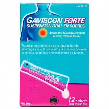 Gaviscon Forte 12 sobres Suspensión Oral 10 ml Reckitt benckiser healthcare, s.a. - 1