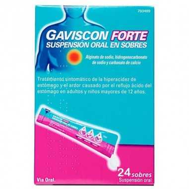 Gaviscon Forte 24 sobres Suspensión Oral 10 ml Reckitt benckiser healthcare, s.a. - 1