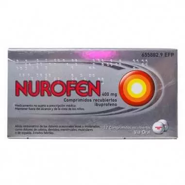 Nurofen 400 mg 12 comprimidos recubiertos Reckitt benckiser healthcare, s.a. - 1