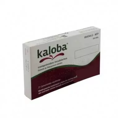 Kaloba 20 mg 21 comprimidos recubiertos Schwabe farma iberica s.l.u. - 1