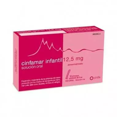 Cinfamar Infantil 12,5 mg 12 sobres solución Oral 5 ml Cinfa - 1