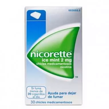 Nicorette Ice Mint 2 mg 30 Chicles Medicamentosos Johnson & johnson - 1