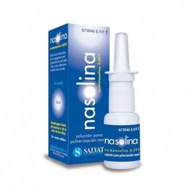 Nasolina 0.5 mg/ml Nebulizador Nasal 20 ml Salvat - 1