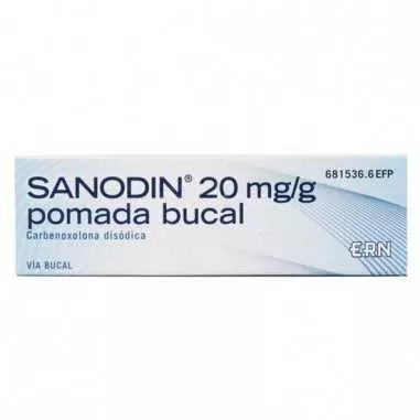 Sanodin 20 mg/g pomada Bucal 1 Tubo 15 g ERN - 1