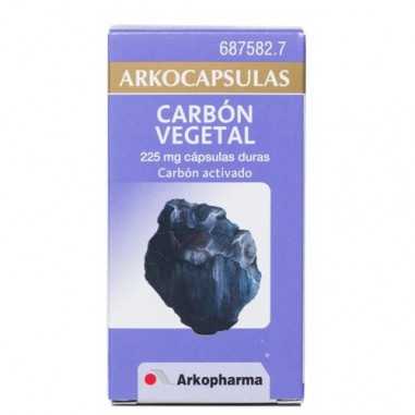 Carbon Vegetal Arkopharma 225 mg 50 Cápsulas Arkopharma - 1