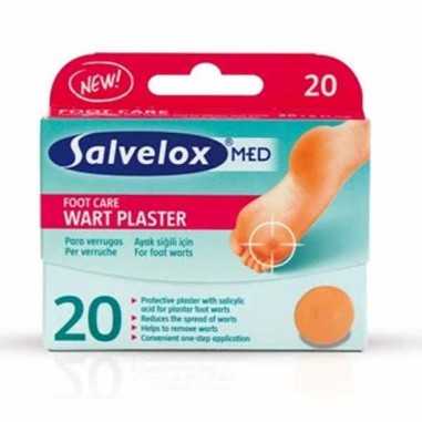 Salvelox Med Wart Plaster Verrugas 40% salicílico Orkla cederroth - 1
