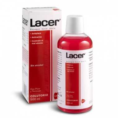 Lacer Colutorio con Flúor y Triclo 500ml Lacer - 1