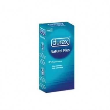 Durex Natural Plus Easy 24 Unid Reckitt benck hc - 1