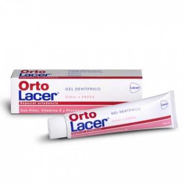 Ortolacer Gel Dentífrico Fresa 75 ml Lacer - 1