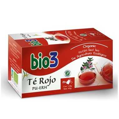 Bio3 Te Rojo 1.5 g 25 Filtros Biodes - 1