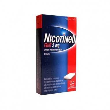 Nicotinell Fruit 2 mg 24 Chicles Medicamentosos Glaxosmithkline consumer healthcare - 1