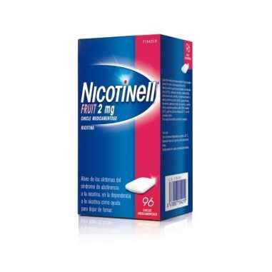 Nicotinell Fruit 2 mg 96 Chicles Medicamentosos Glaxosmithkline consumer healthcare - 1