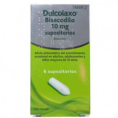 Dulcolaxo Bisacodilo 10 mg 6 Supositorios Sanofi aventis s.a. - 1