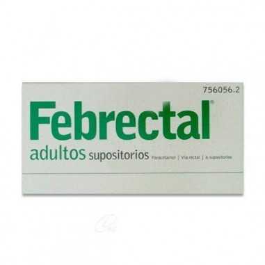 Febrectal Adultos 600 mg 6 Supositorios Almirall s.l. - 1