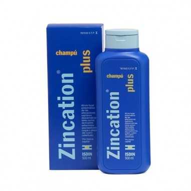 Zincation Plus 10 mg/ml + 4 mg/ml Champú Medicinal 1 Frasco 500 ml Isdin - 1