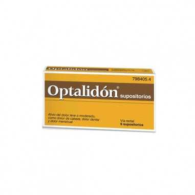 Optalidon 500 mg/75 mg 6 Supositorios Perrigo España - 1