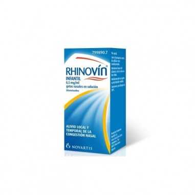 Rhinovin Infantil 0.5 mg/ml gotas Nasales 1 Frasco solución 10 ml Glaxosmithkline consumer healthcare - 1