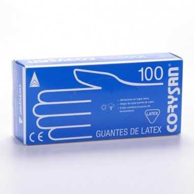 Guantes Látex Corysan T- Peq 100 U Corysan - 1