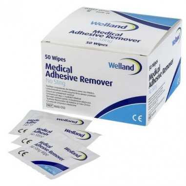 Welland Adhesive Remover Ostomia 50 Toallitas Li Igrobe - 1