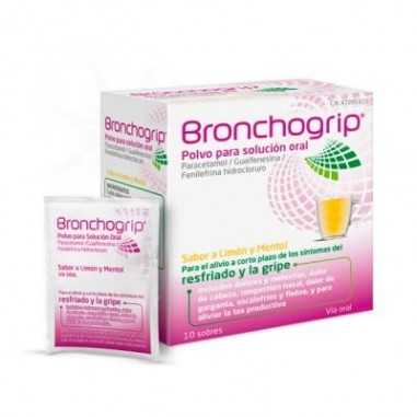 Bronchogrip 10 sobres Polvo para solución Oral Perrigo España - 1