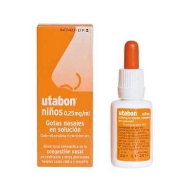 Utabon Niños 0.25 mg/ml gotas Nasales 1 Frasco solución 15 ml Uriach consumer healthcare - 1