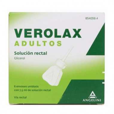 Verolax Adultos 5,4 ml solución Rectal 6 Enemas 7,5 ml Angelini farmacéutica - 1