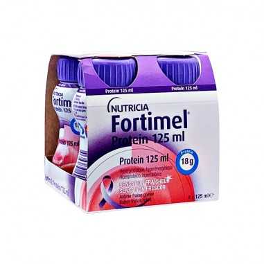 Fortimel Protein 4 Botellas 125 ML Sabor Frutos Rojos Nutricia - 1