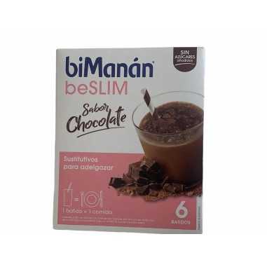 Bimanan Batido Chocolate Sustitutivo Pack de 2 unidades - 1