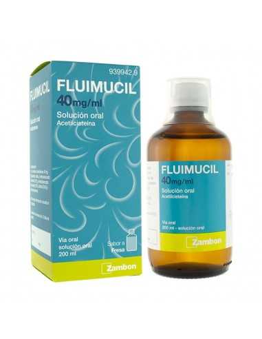 Fluimucil 40 mg/ml solución Oral 1 Frasco 200 ml Zambon - 1