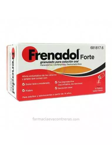 Frenadol Forte 10 sobres granulado para solución Oral Johnson & johnson - 1