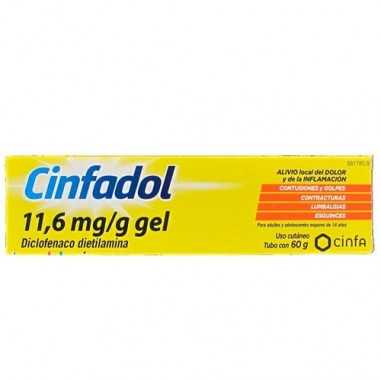 Cinfadol Diclofenaco 11,6 mg/g gel Cutáneo 1 Tubo 100 g Cinfa - 1