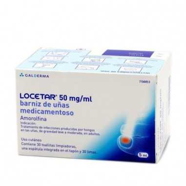 Locetar 50 mg/ml Barniz Uñas Medicamentoso 1 Frasco 5 ml (vidrio Tipo Iii) Galderma - 1