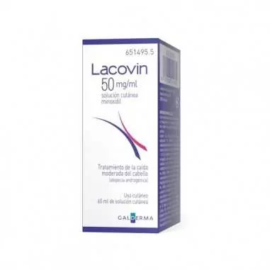Lacovin 50 mg/ml solución Cutánea 1 Frasco 60 ml Galderma - 1